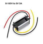DC 28v~120V  Step Down to12V 8A | 10A to 5v 3AVoltage Convertor Regulator