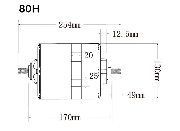 72V-96V 6000W Customed Powerful hubmotor for scooter racing