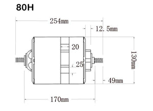 72V-96V 6000W Customed Powerful hubmotor for scooter racing