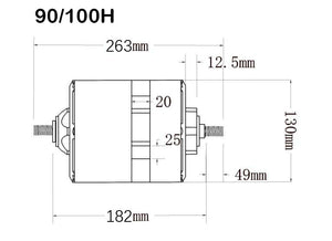 72V-96V 6000W Customed Powerful hubmotor for scooter racing