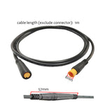 M8 3pin extention cable with Juliet Connectors male and female