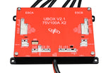 Dual Ubox V2.1  75v 100A x2 Red for DIY electric scooter diy ebike diy escooter