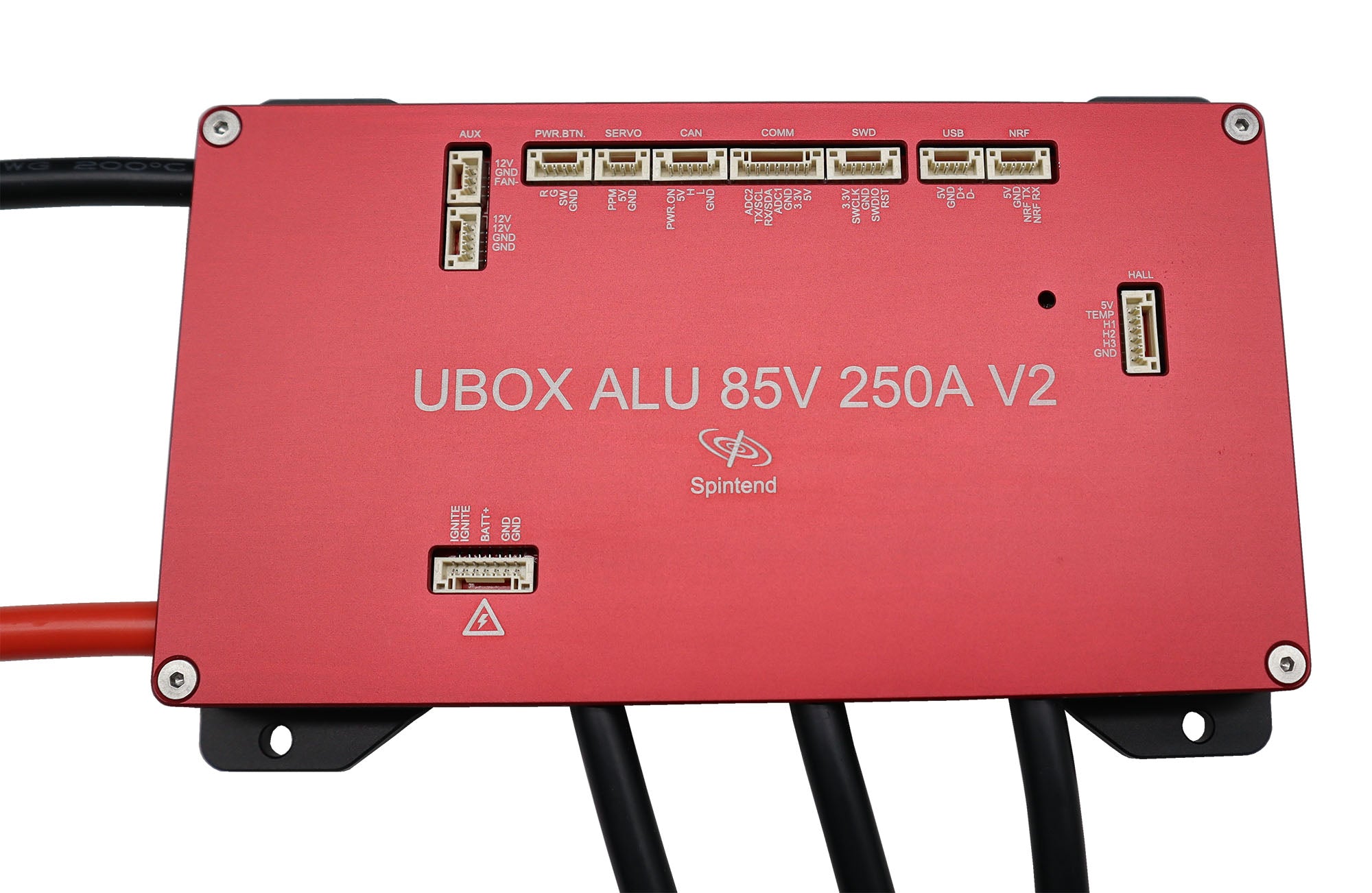 Single Ubox Aluminum controller 85V 250A V2 based on VESC