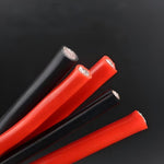 Ultra-Flexible Silicone Wire 3AWG–11AWG – 600V, -60°C to 200°C, Tinned Copper, High-Current for VESC & E-Scooter