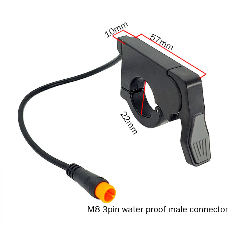 Ebike throttle Escooter throttle for quick installation compatible for left and right hand