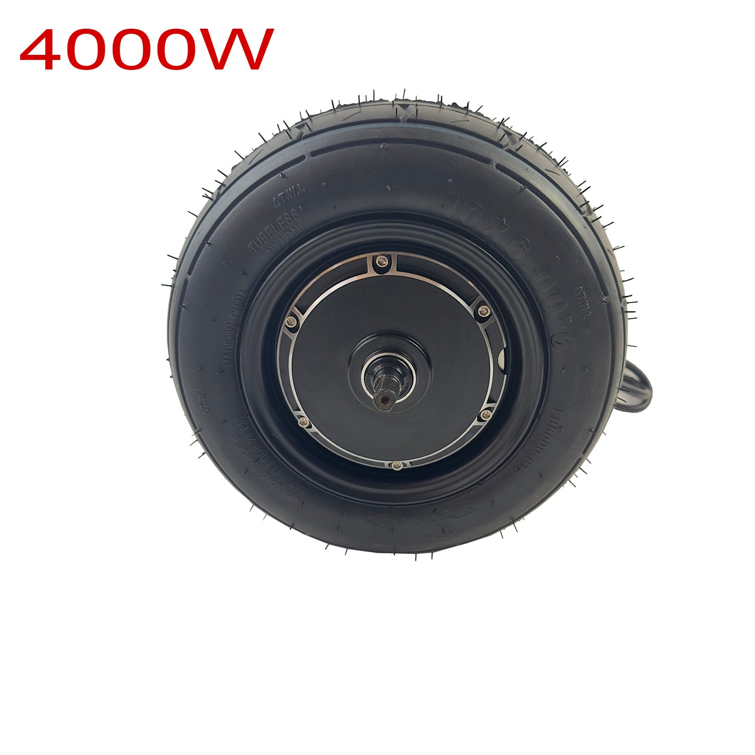 10 inch 10x6-5.5 wide tyre hubmotor 600W and 4000W option for diy one wheel