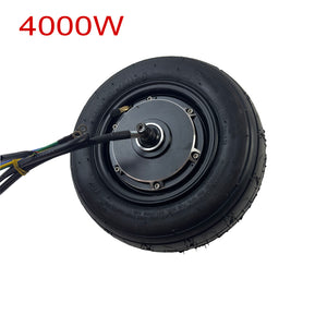 10 inch 10x6-5.5 wide tyre hubmotor 600W and 4000W option for diy one wheel