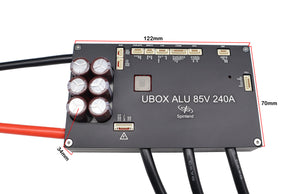 Single Ubox Aluminum controller 85V 240A controller based on VESC