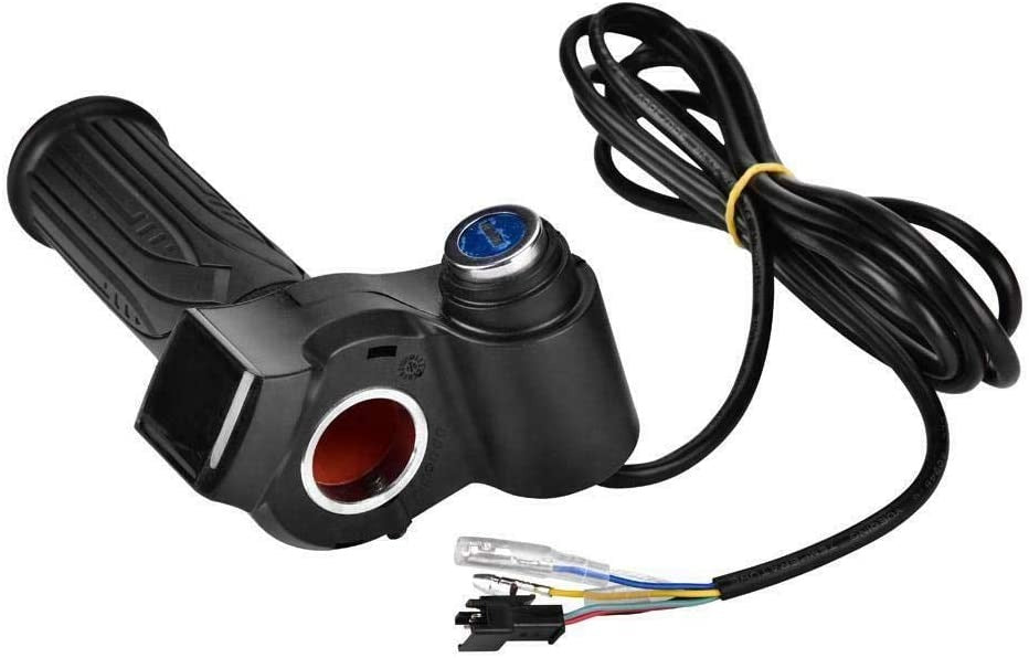 Scooter Grips Ebike Throttle With Key Twist,Throttle Control