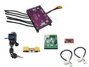 Escooter | ebike Pack1: Dual Ubox V2 75V 200A controller and other necessary kits in bundle